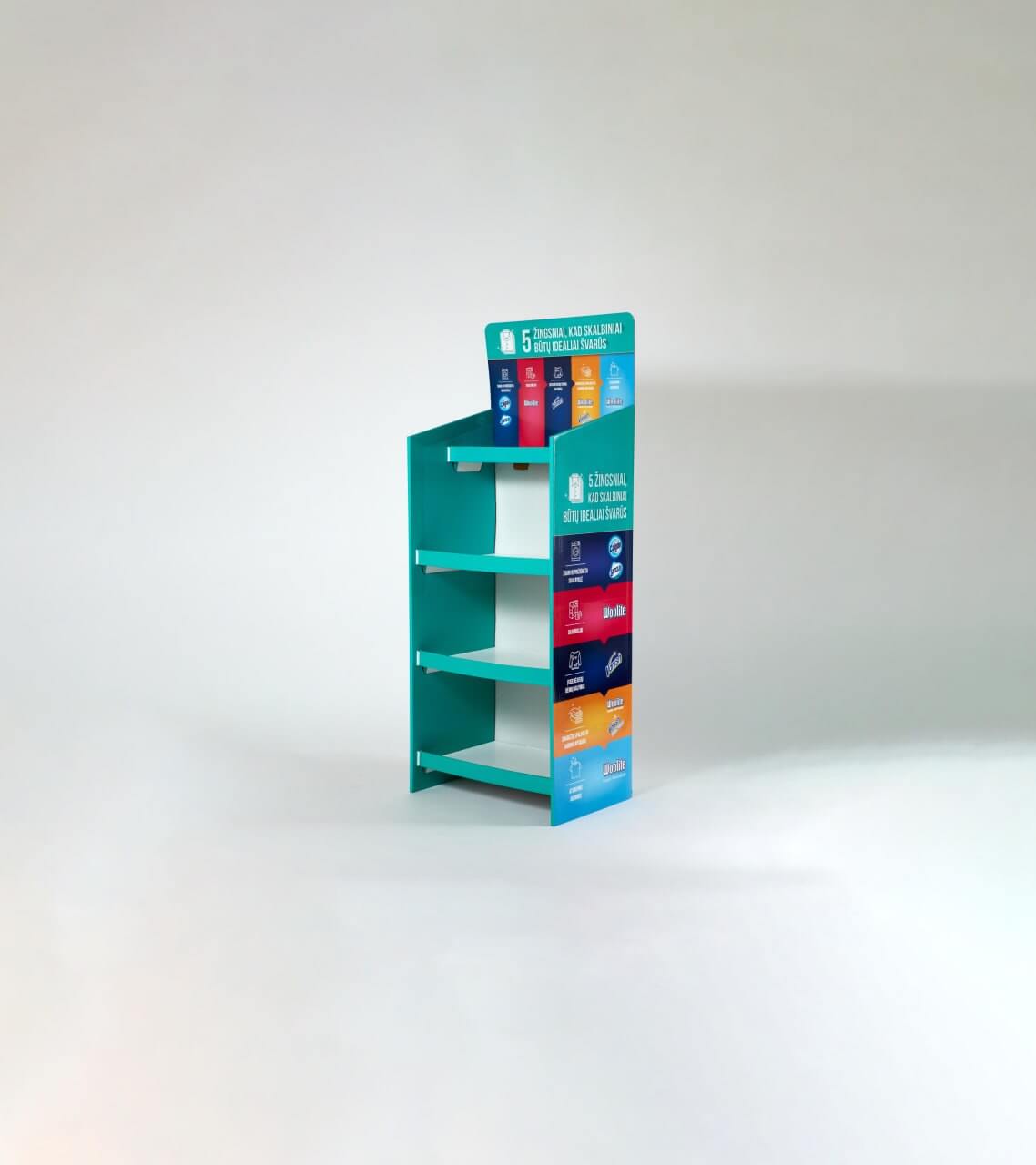 Cardboard floor displays